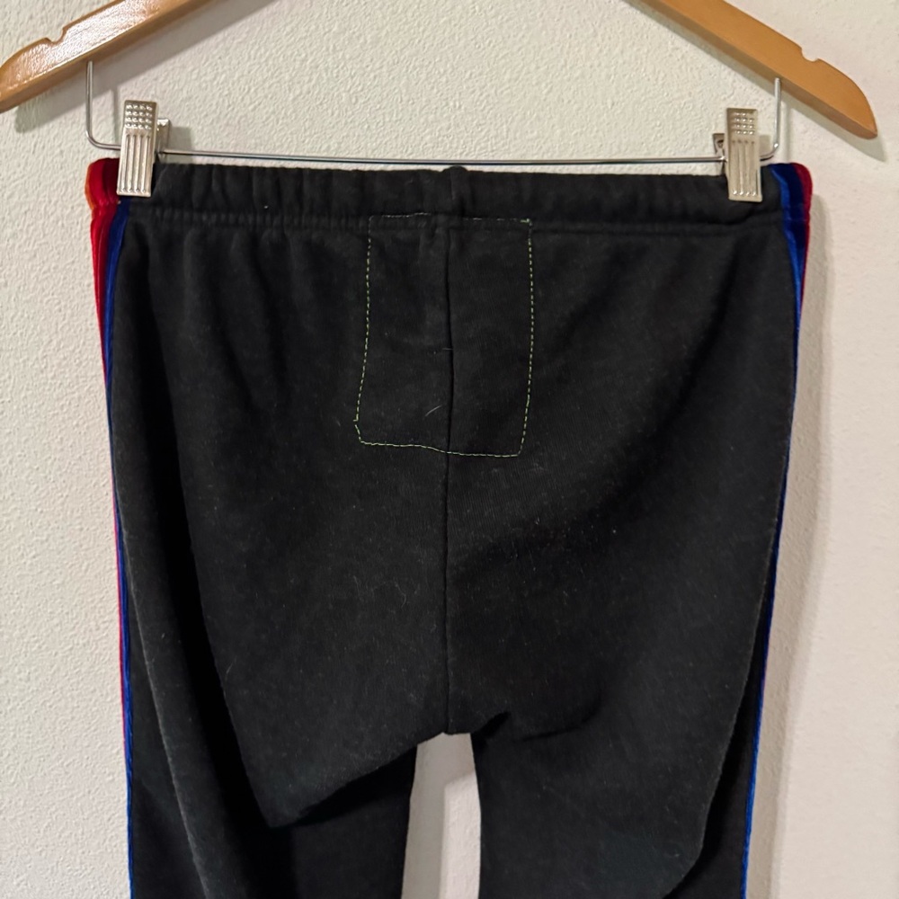 Aviator Nation 5-Stripe Sweatpants Charcoal Tri-Blend Loungewear-Small - Picture 7 of 10
